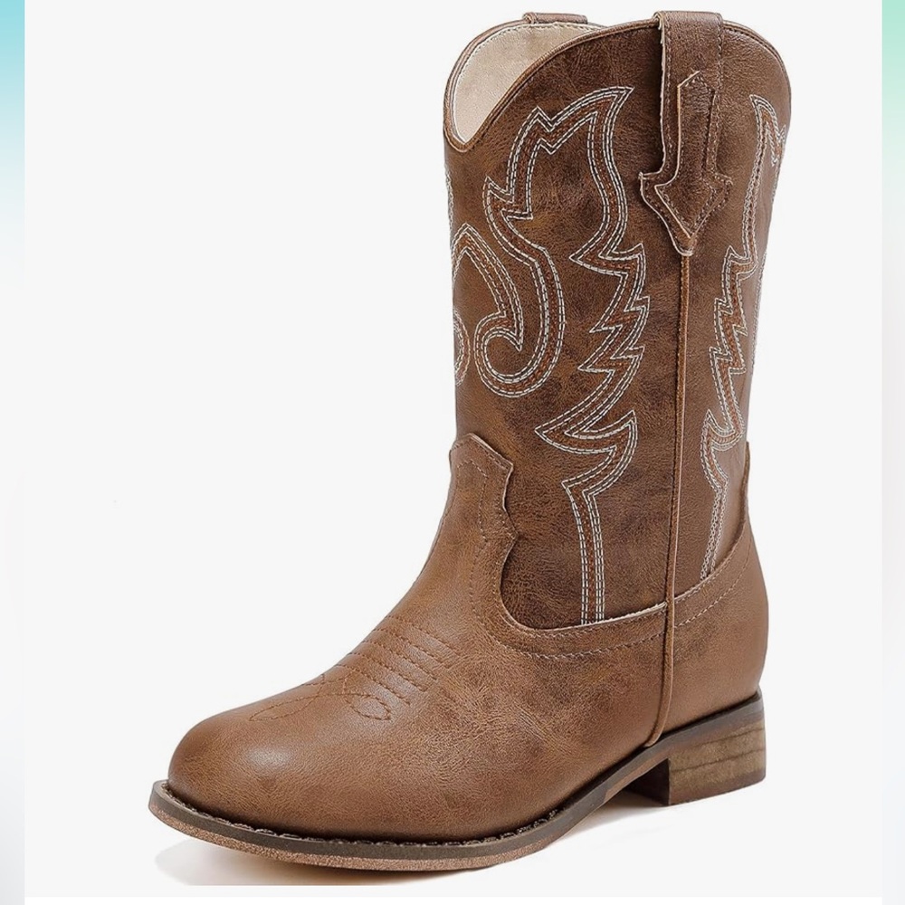 Tasha Brown Embroidered Western Boots
